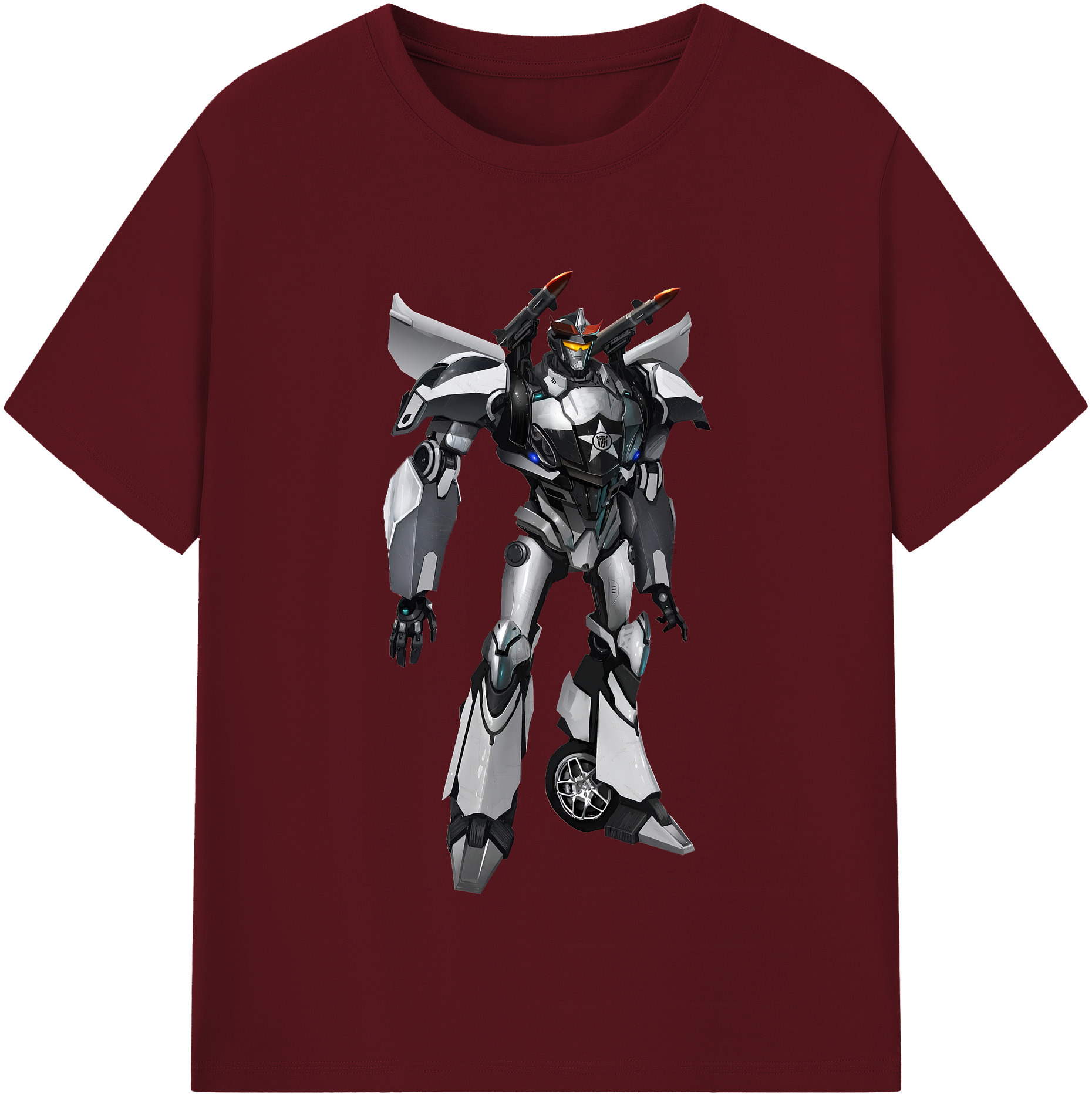 （画像用） Transformers トランスフォーマー 綿100％半袖Tシャツ（フロントプリント）